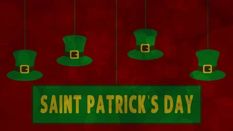 4K Saint Patrick's Day Animation Stock Footage 114577486