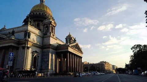 4K Saint-Petersberg timelapse 01 Stock Footage 129283095