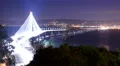 4K San Francisco Bay Bridge Timelapse 04 Night Traffic Pan R 4k or 4k+ Resolution