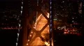 4K San Francisco Bay Bridge Timelapse 11 Night Traffic Tilt Up 4k or 4k+ Resolution