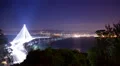 4K San Francisco Bay Bridge Timelapse 06 Night Traffic Tilt Up 4k or 4k+ Resolution