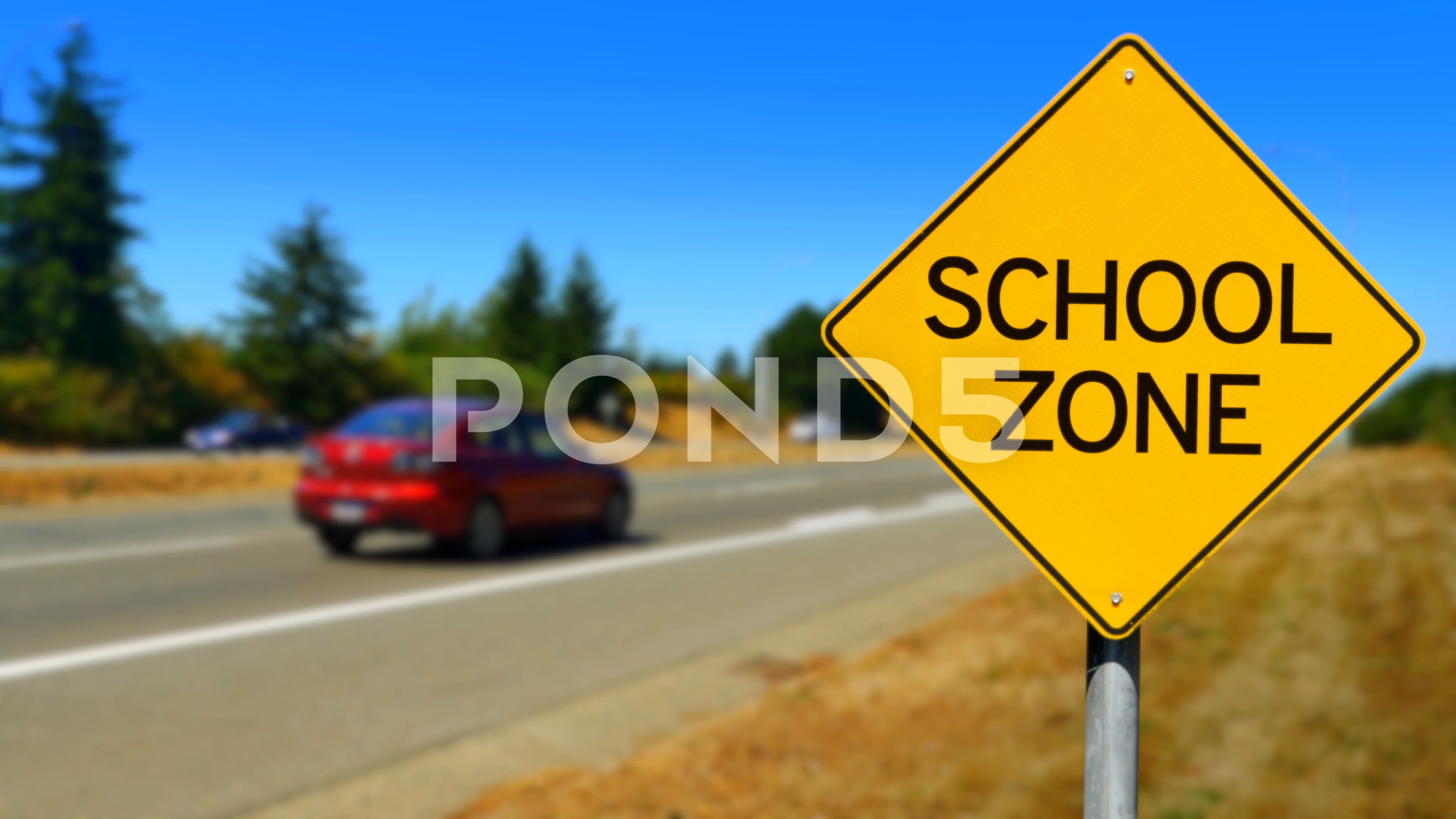 School Zone Traffic Sign