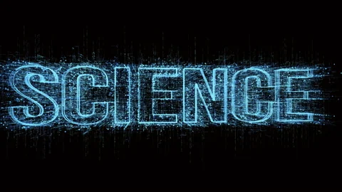 4k science word tag cloud,text design animation,binary computer code. 库存影片 107890131