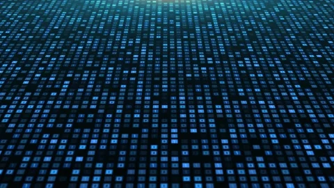 4K Screen data and computer programming information streaming binary code Loop Stock Footage 157731782