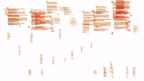 4k scroll blue words computer random generate background. Stock Footage 72578962