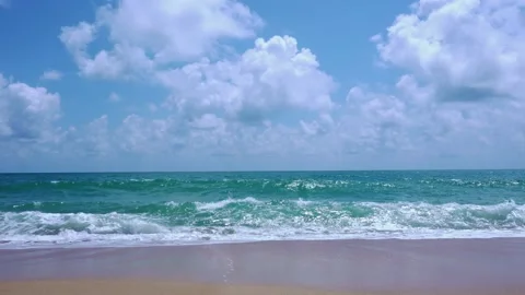 4k sea beach Stock Footage 170609987