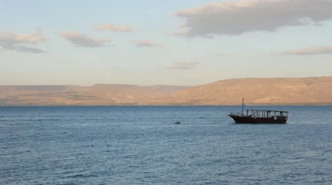 4K - SEA OF GALILEE TIMELAPSE Stock Footage 46994750