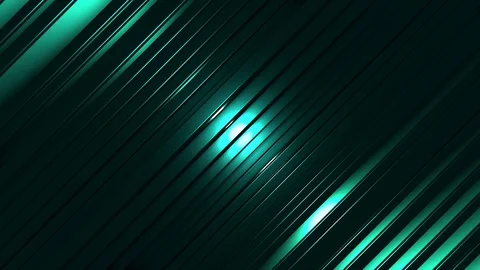 4K Seamless Abstract Bouncing Cyan Metallic Bar with Edge Highlight Stock-Footage 124797110