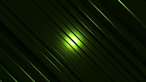 4K Seamless Abstract Bouncing Lime Metallic Bar with Spotlight Stock-Footage 124796569
