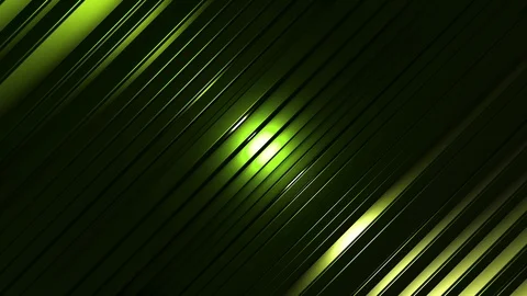4K Seamless Abstract Bouncing Lime Metallic Bar with Edge Highlight Stock-Footage 124797515