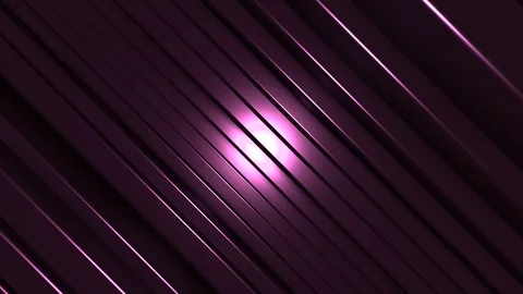 4K Seamless Abstract Bouncing Pink Metallic Bar with Spotlight Stock-Footage 124796858