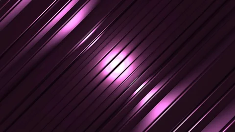 4K Seamless Abstract Bouncing Pink Metallic Bar with Edge Highlight Stock-Footage 124801940