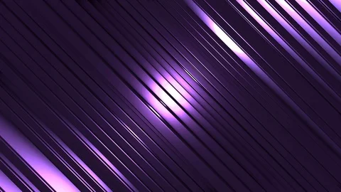 4K Seamless Abstract Bouncing Purple Metallic Bar with Edge Highlight Stock-Footage 124796463
