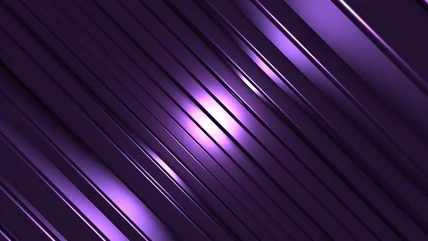 4K Seamless Abstract Bouncing Purple Metallic Bar with Edge Highlight Stock-Footage 124797258