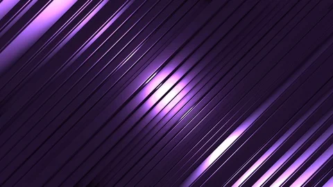 4K Seamless Abstract Bouncing Purple Metallic Bar with Edge Highlight Stock-Footage 124797262