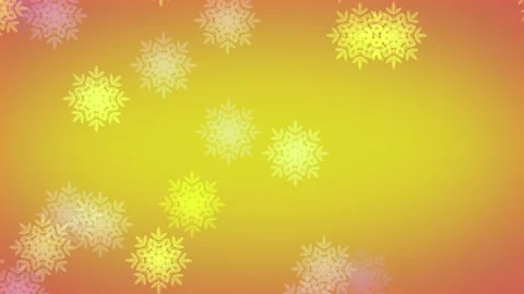 4K Seamless animation with falling snowflakes against colorful background Video stock 138415331