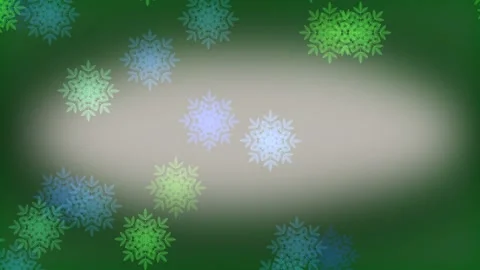4K Seamless animation with falling snowflakes against colorful background Video stock 138415697