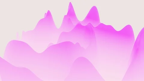 4k seamless loop with abstract fluid violet gradients, inner glow wavy surface Stock Footage 121453369