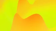 4K Seamless Loop With Abstract Fluid Red Yellow Gradients, Inner Glow Wavy Stock Footage