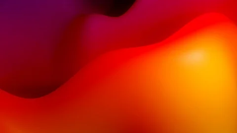 4k seamless loop with abstract fluid red yellow gradients, inner glow wavy Stock Footage 121453952