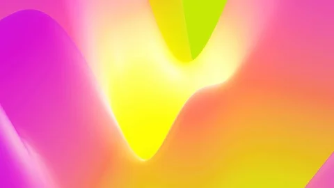 4k seamless loop with abstract fluid rainbow gradients, inner glow wavy surface Stock Footage 121454121