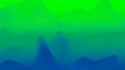 4k seamless loop with abstract fluid blue green gradients, inner glow wavy Stock Footage 121454635