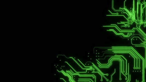 4K seamless loop abstract futuristic electronic circuit board. Neural network Stockbeeldmateriaal 162259239