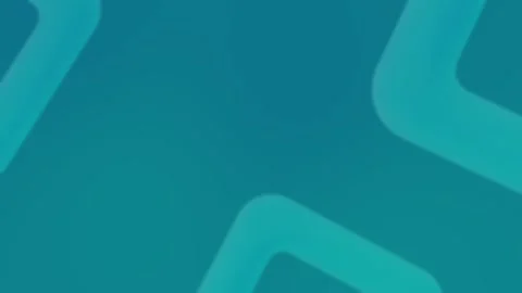 4K seamless loop background with abstract aqua shapes. Soft blue and teal Stock Footage 309701382