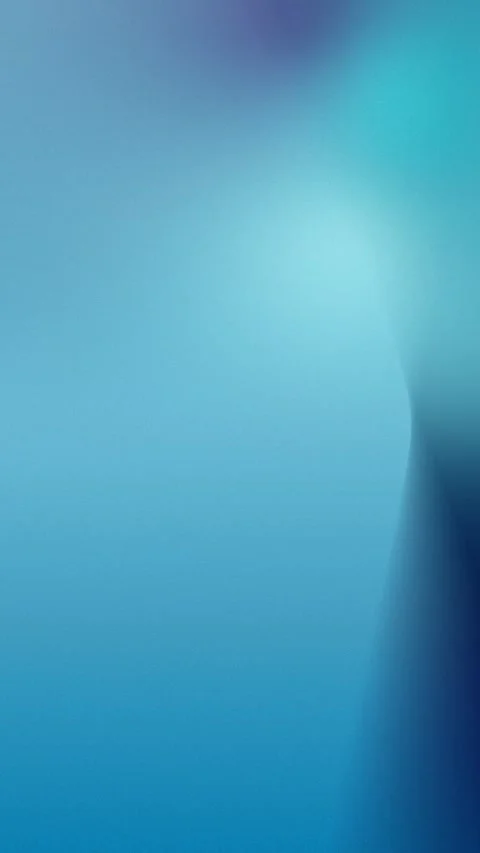 4K seamless loop background with gradient of blue hues. Soft curves and smooth Stockbeeldmateriaal 309701201