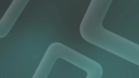 4K seamless loop background with smooth teal gradient and geometric shapes. Stock Footage 309856051