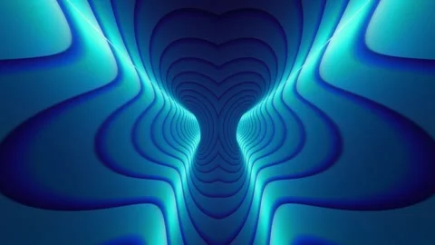 4K seamless loop graphics of flight into a digital technology tunnel. 3D Stock Footage 251001123