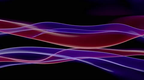 4k seamless loop of pink and purple waves or ribbons Stock Footage 62410050