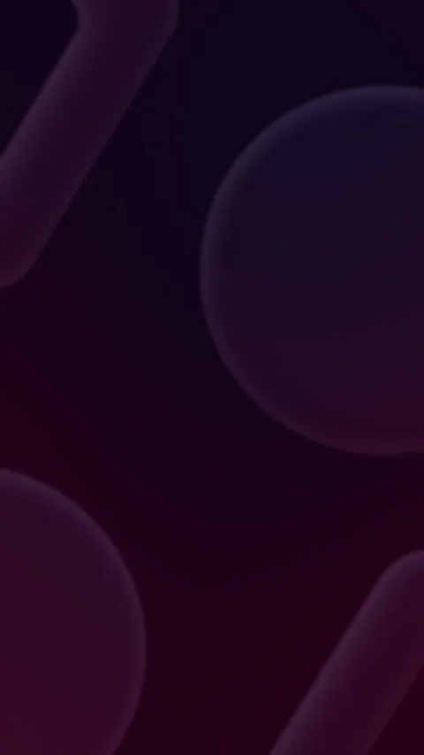 4K seamless loop with purple and dark shapes, rounded edges, soft gradient Stock Footage 309701360