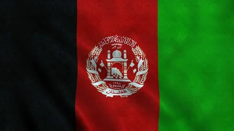 4K Seamless Loopable Flag of Afghanistan Stock Footage 80836637