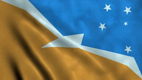 4K Seamless Loopable Flag of Argentine Antarctica Video stock 80857887