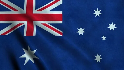 4K Seamless Loopable Flag of Ashmore and Cartier Islands Stock Footage 80857891