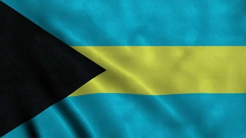 4K Seamless Loopable Flag of Bahamas Video stock 80901791