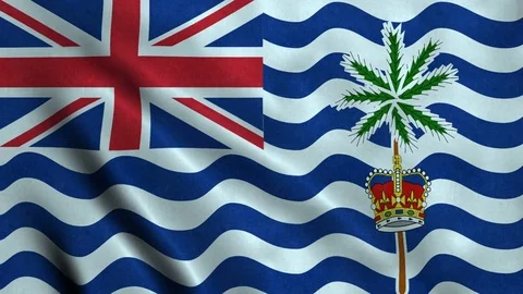 4K Seamless Loopable Flag of British Indian Ocean Territory Stock Footage 80904806