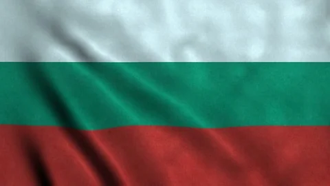 4K Seamless Loopable Flag of Bulgaria Video stock 80904753