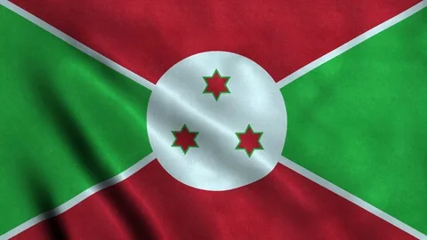 4K Seamless Loopable Flag of Burundi Video stock 80904791