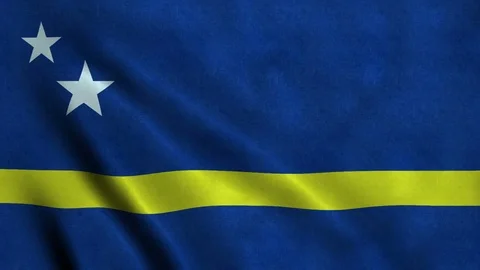 4K Seamless Loopable Flag of Curacao Video stock 80913473