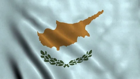 4K Seamless Loopable Flag of Cyprus Video stock 80913484
