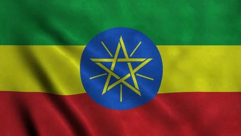4K Seamless Loopable Flag of Ethiopia Stock Footage 80922996