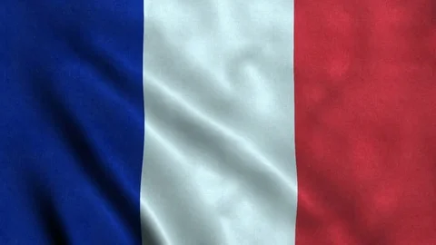 4K Seamless Loopable Flag of French Guyana Video stock 80925268