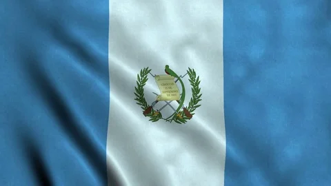 4K Seamless Loopable Flag of Guatemala Video stock 80928068