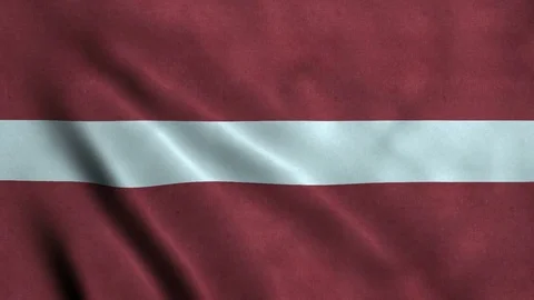 4K Seamless Loopable Flag of Latvia Video stock 80931636