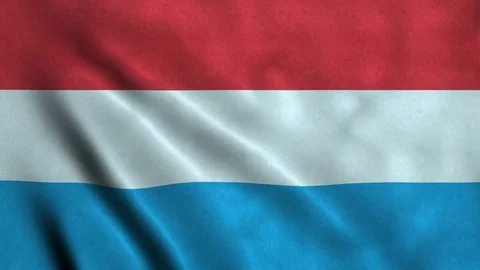 4K Seamless Loopable Flag of Luxembourg Stock Footage 80932309