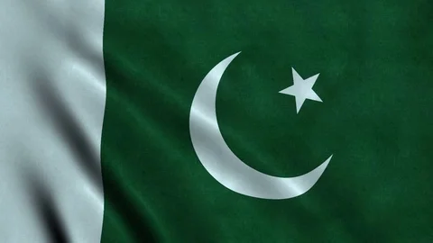 4K Seamless Loopable Flag of Pakistan Stock Footage 80935063