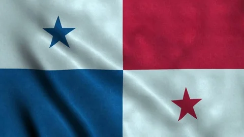 4K Seamless Loopable Flag of Panama Video stock 80935246