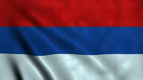 4K Seamless Loopable Flag of Republic of Srpska Video stock 80936622